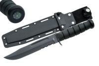 12 inch black survival knife 210927