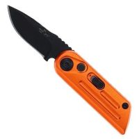 Bear And Son 2.5 Inch Bolt Action Automatic Knife Orange XIV AC-1400