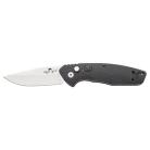 Bear & Son Bold Action X Black G10 Auto Knife Satin Drop Point