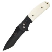 Bear Ops Bone Bold Action 5 Automatic Knife 4" Black Tanto