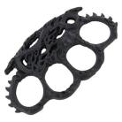 Dragon Brass Knuckles Paperweight Black