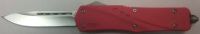 Impaler Red D/A OTF Automatic Knife Satin Drop Point VG-10 Blade