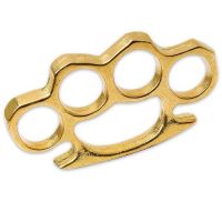 Old School Real Brass Knuckles Paper Weight