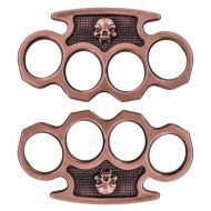 Vampire Skull Brass Knuckles Paperweight Coppe