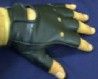 fingerless biker gloves vinyl