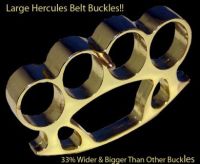 large gold hercules belt buckle h05lgd