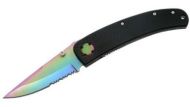 liner lock knife rainbow blade wes608