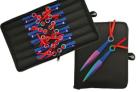 24pc rainbow kunai throwing knife set 210923