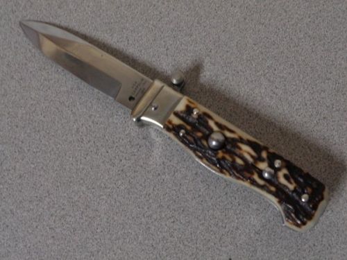 AGA Campolin Piccolo Automatic Knife Stag Horn