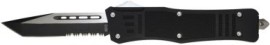 Assassin VG-10 D/A Black Tanto Serrated OTF Automatic Knife