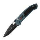 Buck Impact Armor Blue Titanium Automatic Knife Black Drop Point