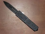 Titan Black D/A OTF Automatic Knife Black Double