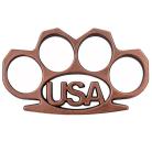 USA Brass Knuckles Paperweight Copper