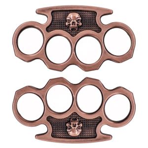 Vampire Skull Brass Knuckles Paperweight Coppe