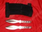 arm leg throwing knives A04A