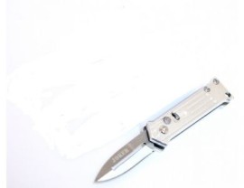 automatic silver mini joker with safety knife 1s