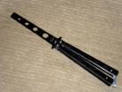 azan black butterfly knife tool az35