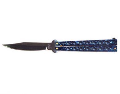 blue butterfly knife tw7137bl