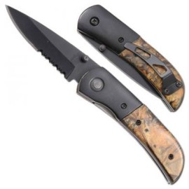 brown marble dual action knife sp504b5