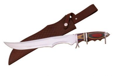 double guard bowie machete knife dh7909