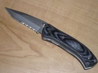 gfactor micarta DA serrated tanto autoknife sp054pk7