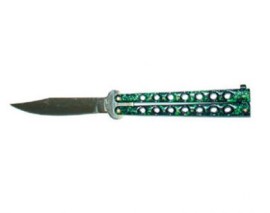 green butterfly knife 135