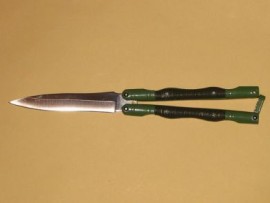 green butterfly knife pk9483