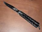 heavy duty black butterfly knife 131bk