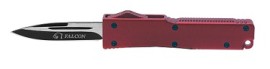 blood red falcon automatic otf mini keychain knife KS99332