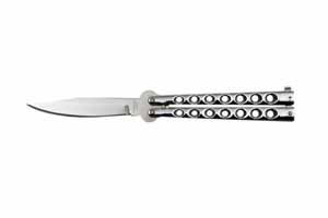 silver butterfly knife PK939SL 131