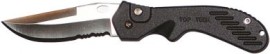 top tech black switchblade knife